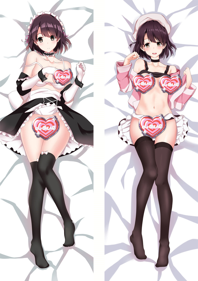 Saekano: How to Raise a Boring Girlfriend KatÅ Megumi Anime Dakimakura Pillow Cover image 0