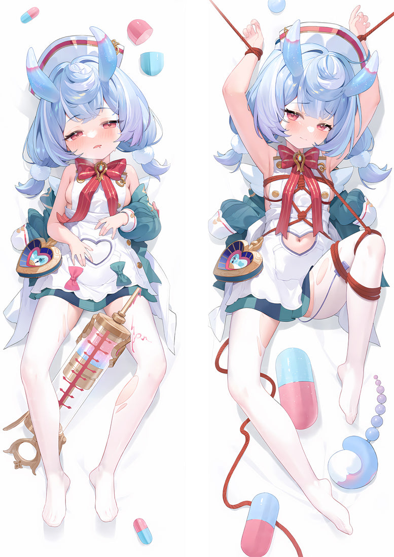 Genshin Impact Sigewinne Anime Dakimakura Body Pillow Cover image 0