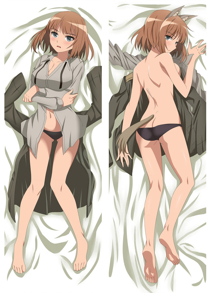 Anime Dakimakura Pillowcase Bedding Hug Baby Strike Witches Miyafuji Yoshika image 0