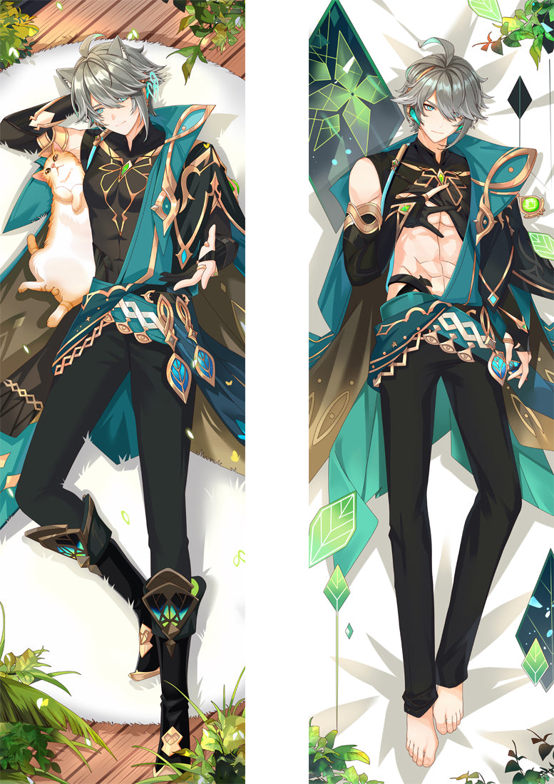 Genshin Impact Alhaitham Dakimakura Body Pillow Cover image 0