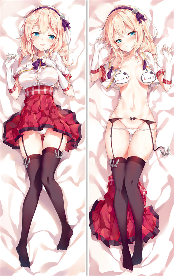 Azur Lane Leander Anime Dakimakura Pillow Cover image 0