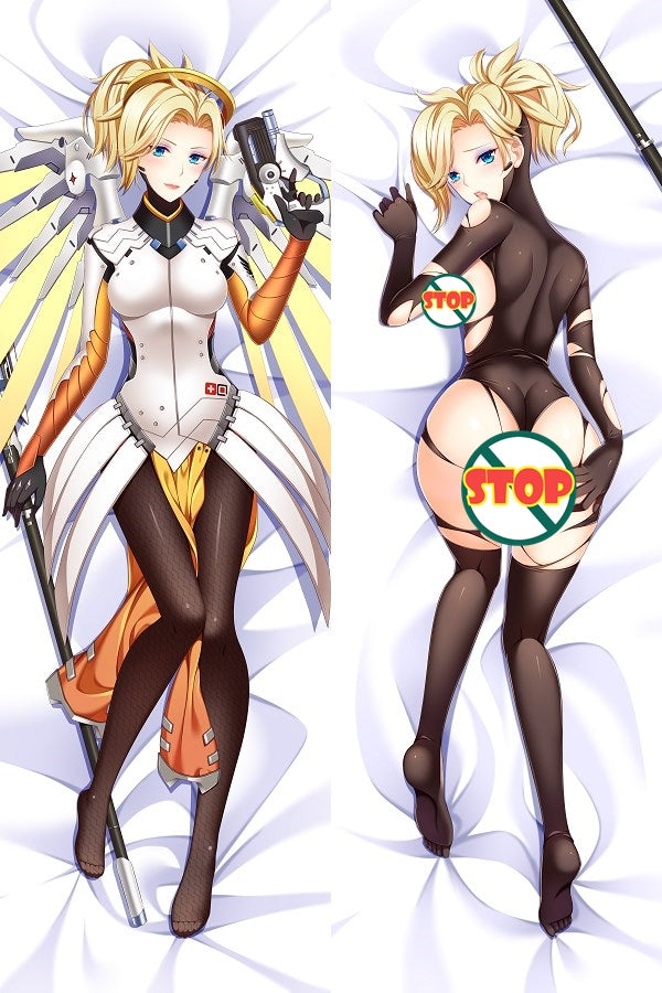 Overwatch Lucie Pohl Anime Dakimakura Pillow Case image 0