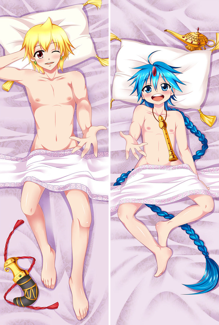 Magi: The Labyrinth of Magic Alibaba Saluja Anime Dakimakura Pillow Cover image 0