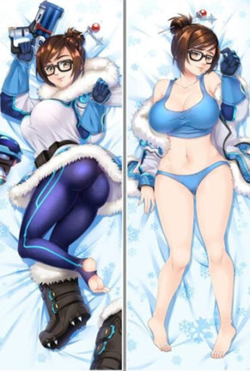 Overwatch Mei Anime Dakimakura Body Pillow Cover16242A image 0