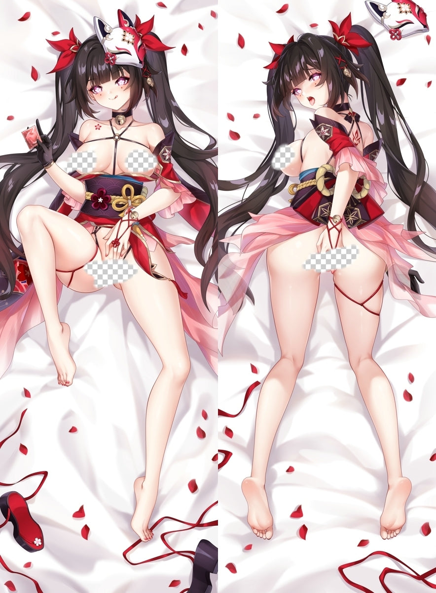 Honkai: Star Rail Sparkle with Double Sides Zipper to make love Anime Dakimakura Pillow Case image 0