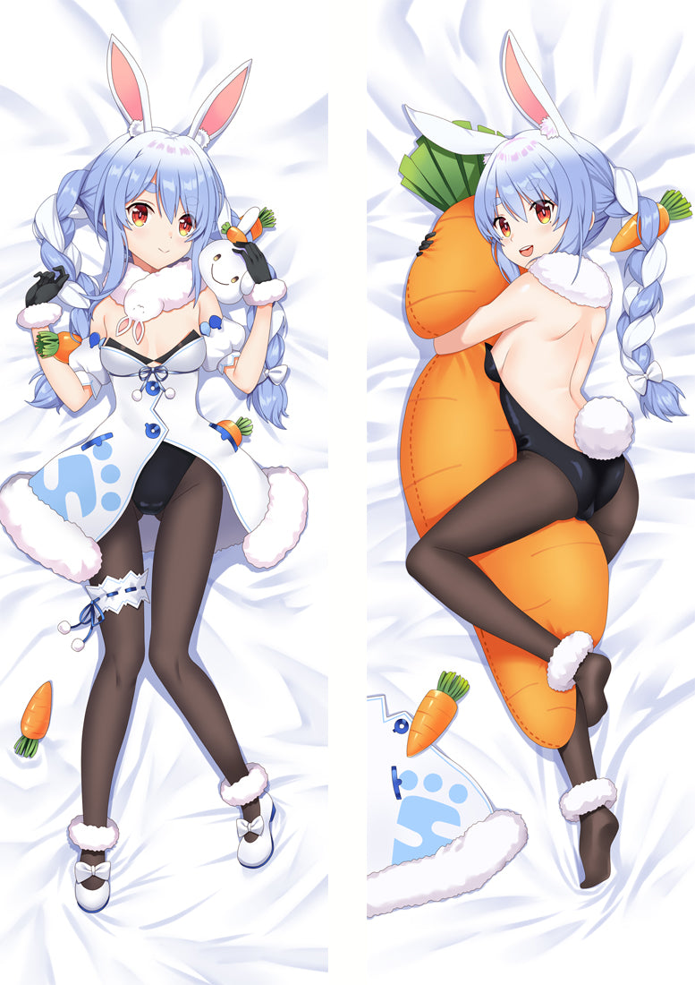 Virtual Youtuber Usada Pekora Anime Dakimakura Body Pillow Cover image 0