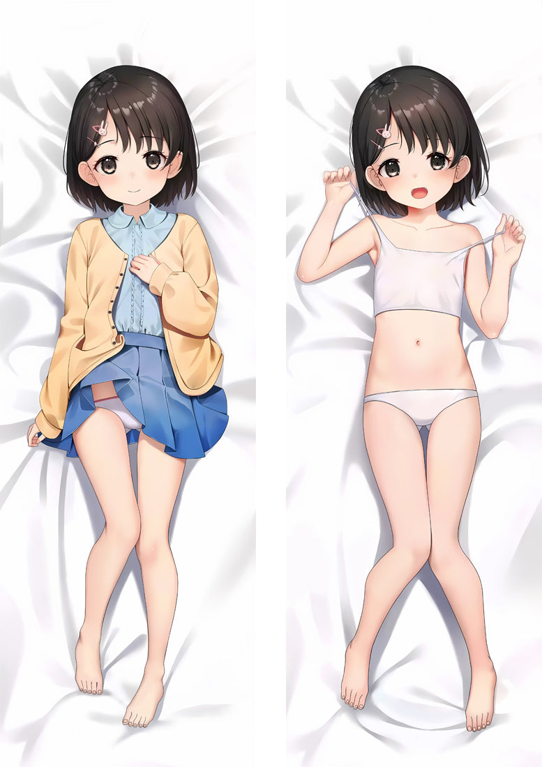 The Idolmaster Cinderella Girls Sasaki Chie Anime Dakimakura Body Pillow Cover image 0
