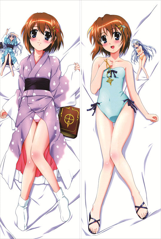 Magical Girl Lyrical Nanoha Fate Testarossa Anime Dakimakura Body Pillow Cover image 0