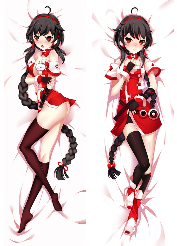 Vocaloid 3 Dakimakura Yuezheng Ling Anime Dakimakura Pillow Cover image 0
