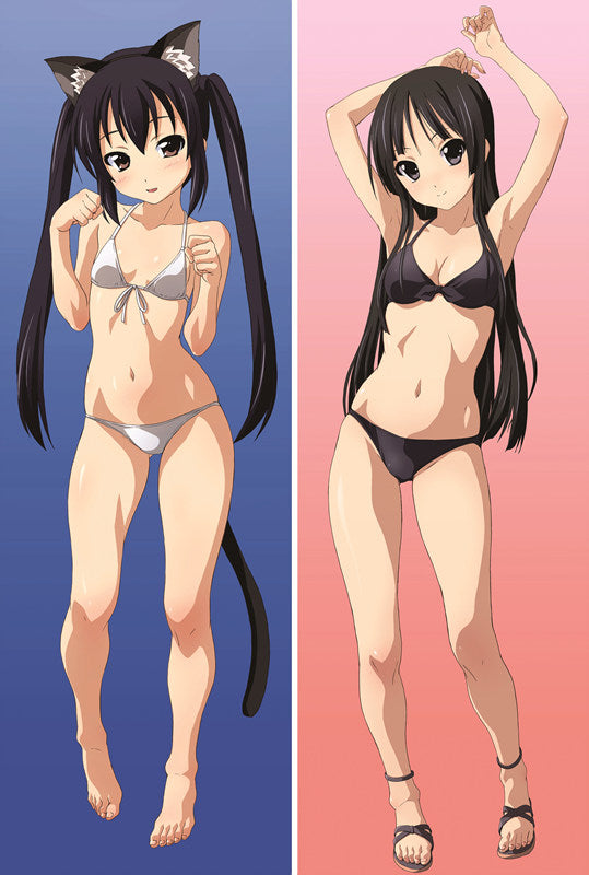 K-ON! Mio Akiyama Anime Dakimakura Body Pillow Case image 0