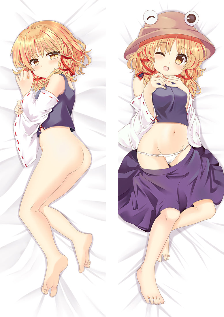 Touhou Project Moriya Suwako Anime Dakimakura Pillow Cover image 0