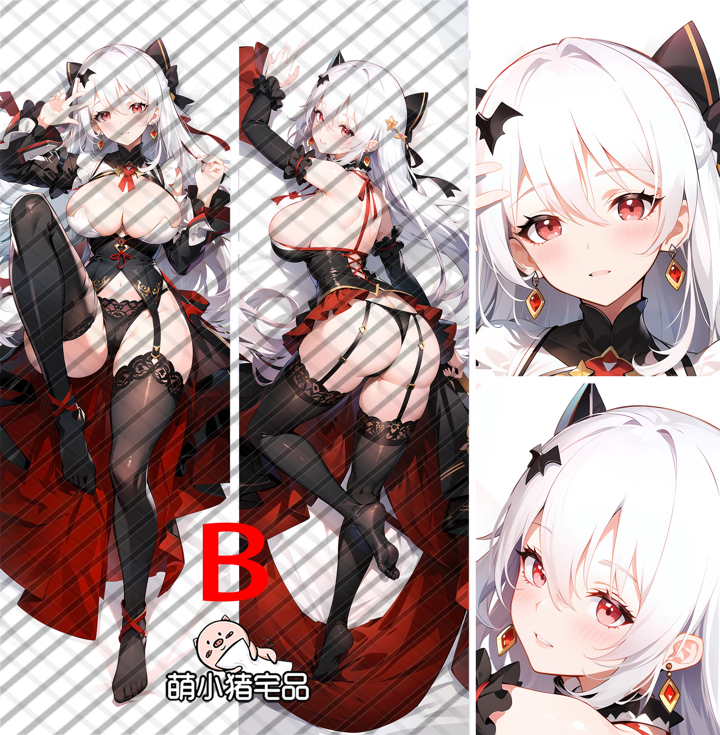 Honkai Impact 3rd Lunar Vow: Crimson Love Anime Dakimakura Pillow Cover image 0