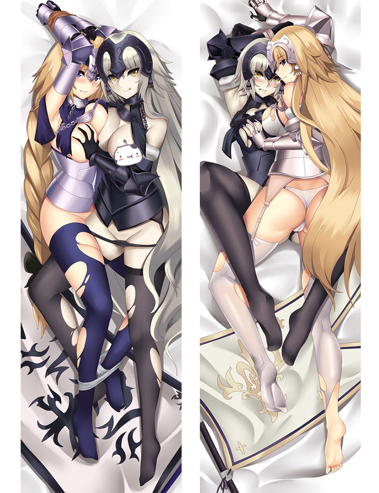 Fate/Grand Order Jeanne D'Arc Alter Santa Lily Anime Dakimakura Pillow Cover image 0