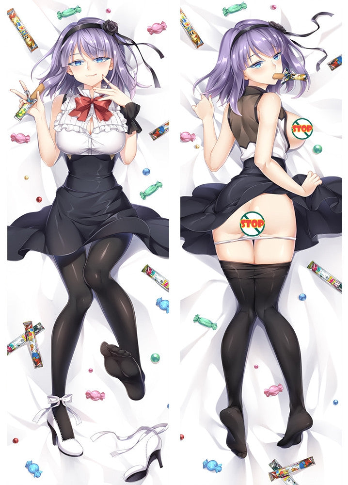 Dagashi Kashi Hotaru Shidare Anime Dakimakura Pillow Case image 0