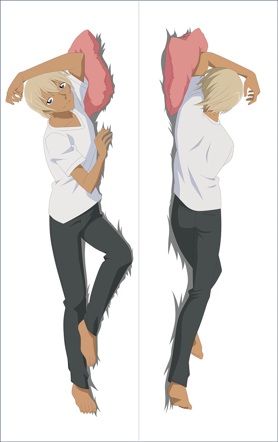 Detective Conan Bourbon Anime Dakimakura Pillow Cover711022 image 0