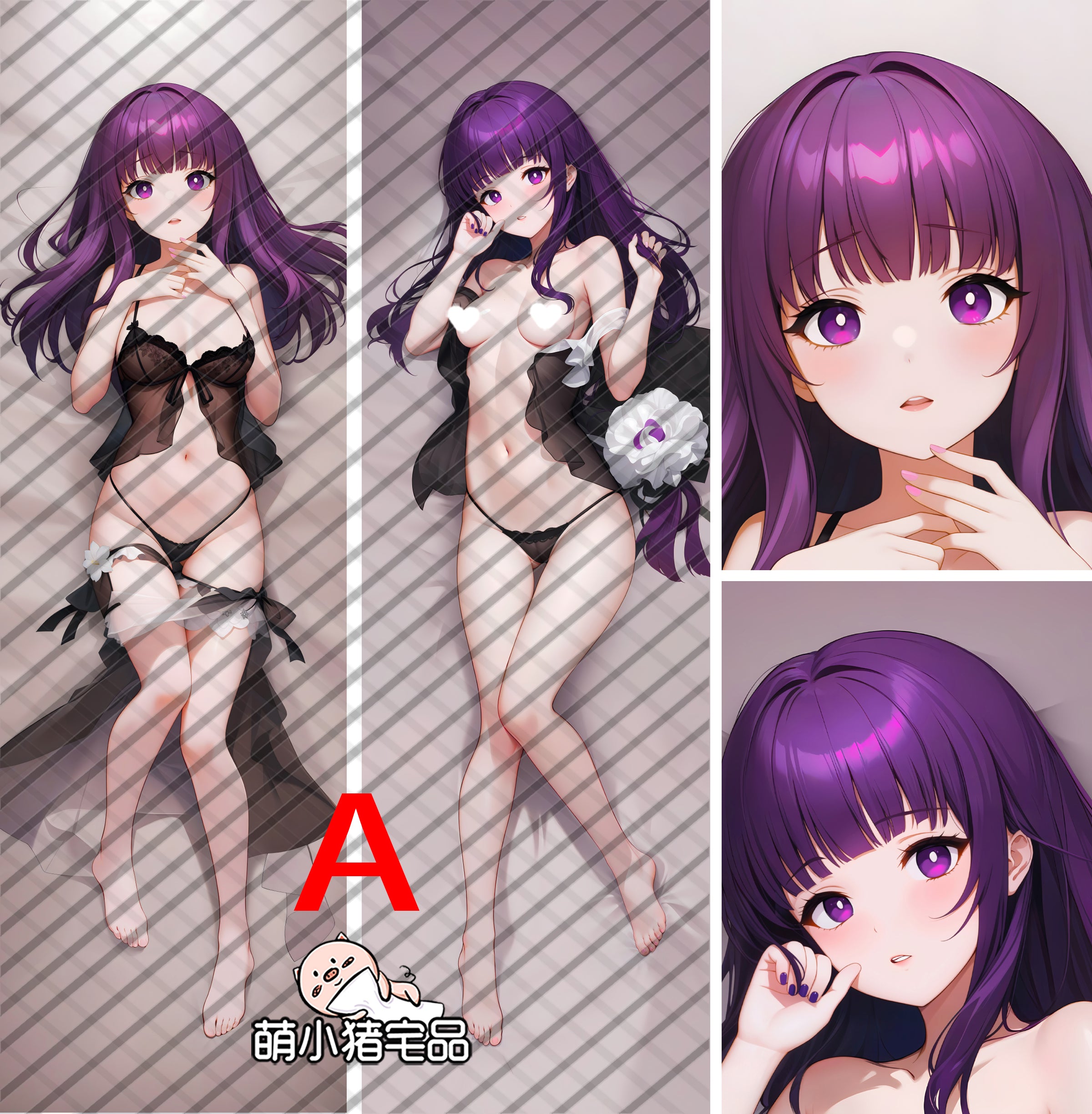 Frieren: Beyond Journey's End Fern Anime Dakimakura Pillow Cover image 0