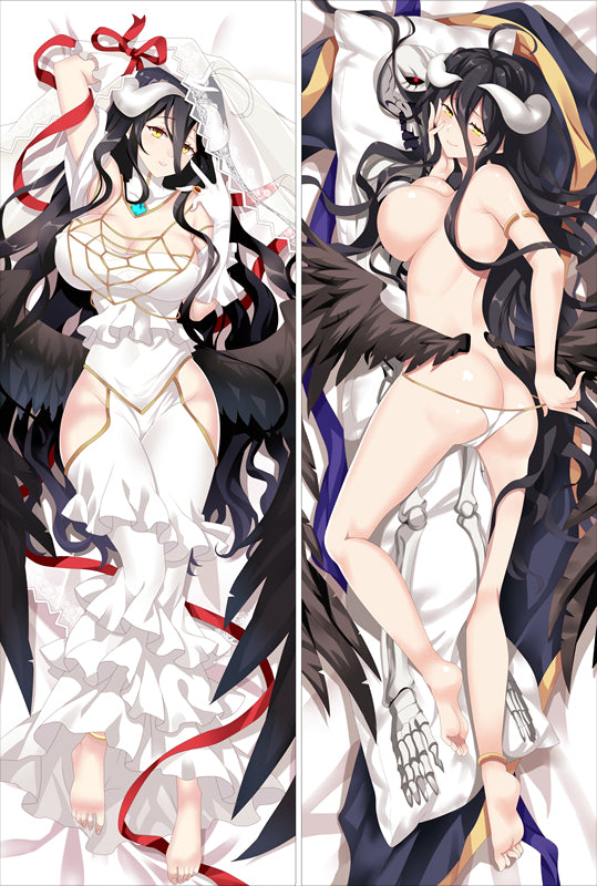 Overlord Albedo Anime Dakimakura Pillow Cover image 0
