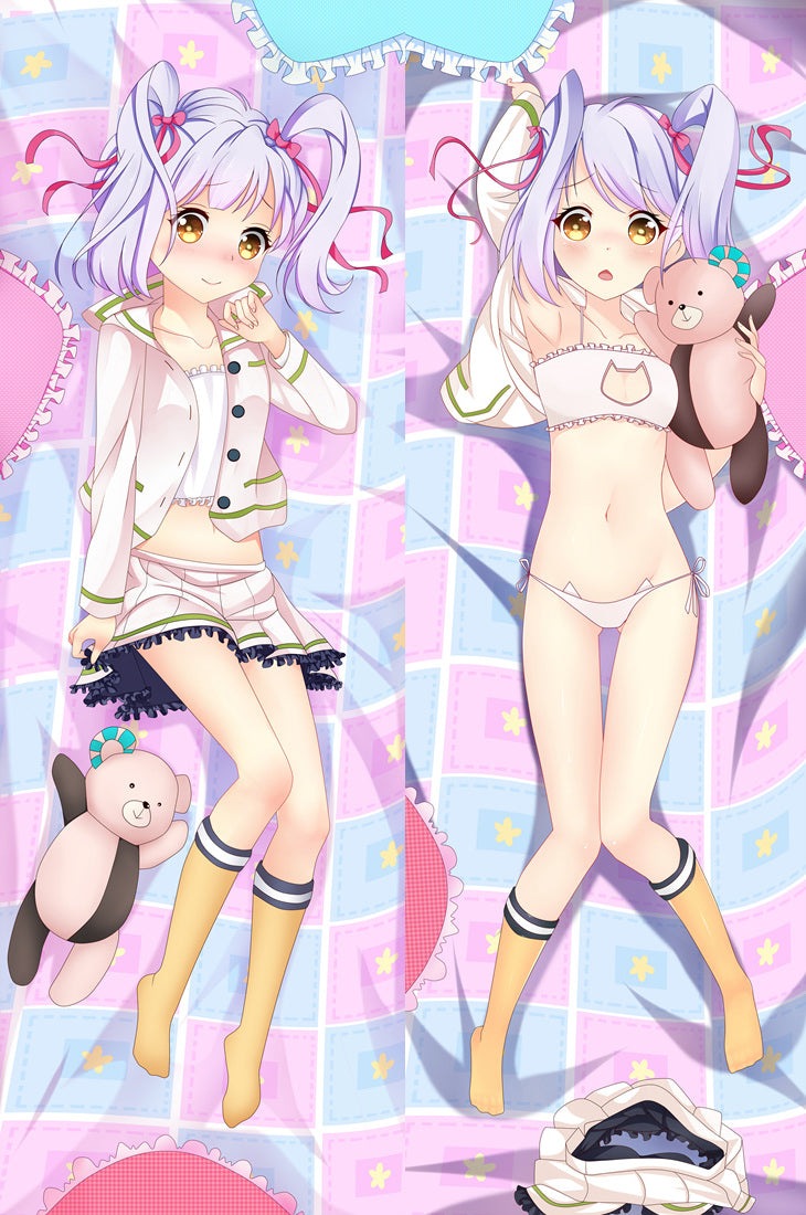 Myriad Colors Phantom World KUMAMAKURA_Kurumi Anime Dakimakura Pillow Cover image 0