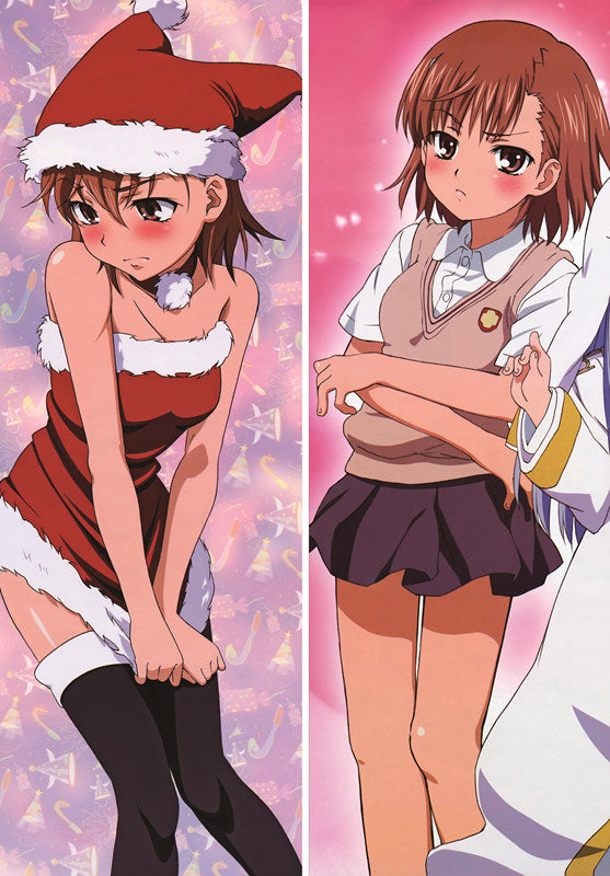 A Certain Magical Index Mikoto Misaka Anime Dakimakura Body Pillow Cover image 0