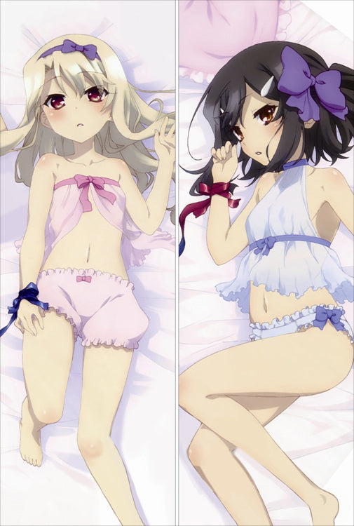 Fate/kaleid liner Prisma Illya Illyasviel von Einzbern + Rin Tohsaka Anime Dakimakura Body Pillow Cover image 0