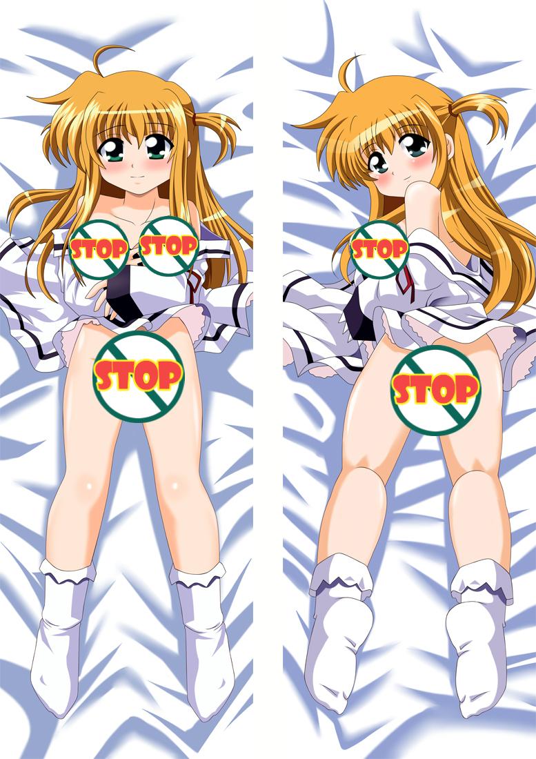 Magical Girl Lyrical Nanoha Arisa Bunnings Anime Dakimakura Body Pillow Cover image 0