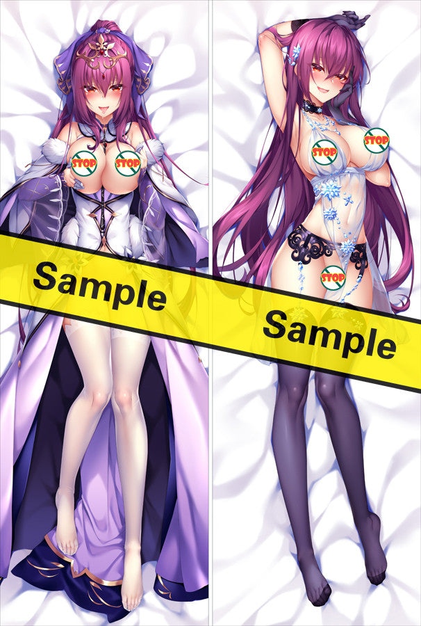 Fate Grand Order servant figure Lancer/Sukasaka Anime Dakimakura Pillow Cover image 0