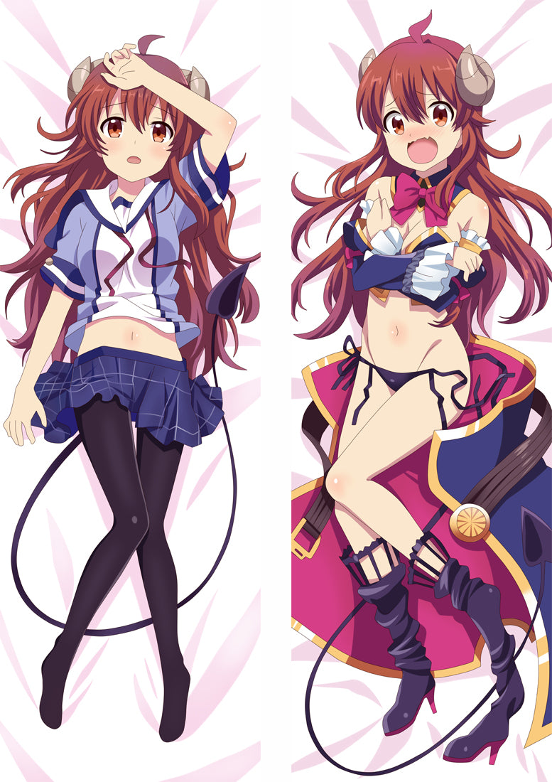 The Demon Girl Next Door Shamiko Shadow Mistress Anime Dakimakura Pillow Cover image 0