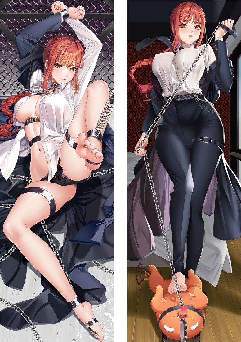 Chainsaw Man Makima Anime Dakimakura Sexy Body Pillow Cover image 0