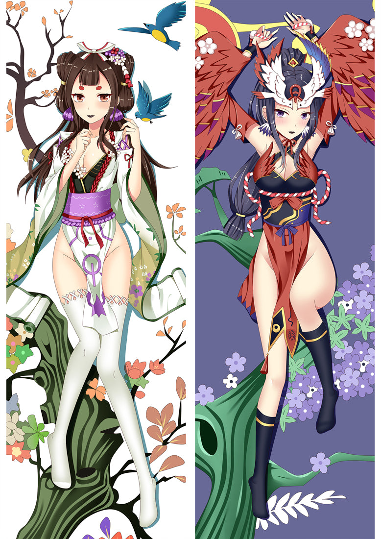 Onmyoji kachoofuugetsu Anime Dakimakura Pillow Cover image 0