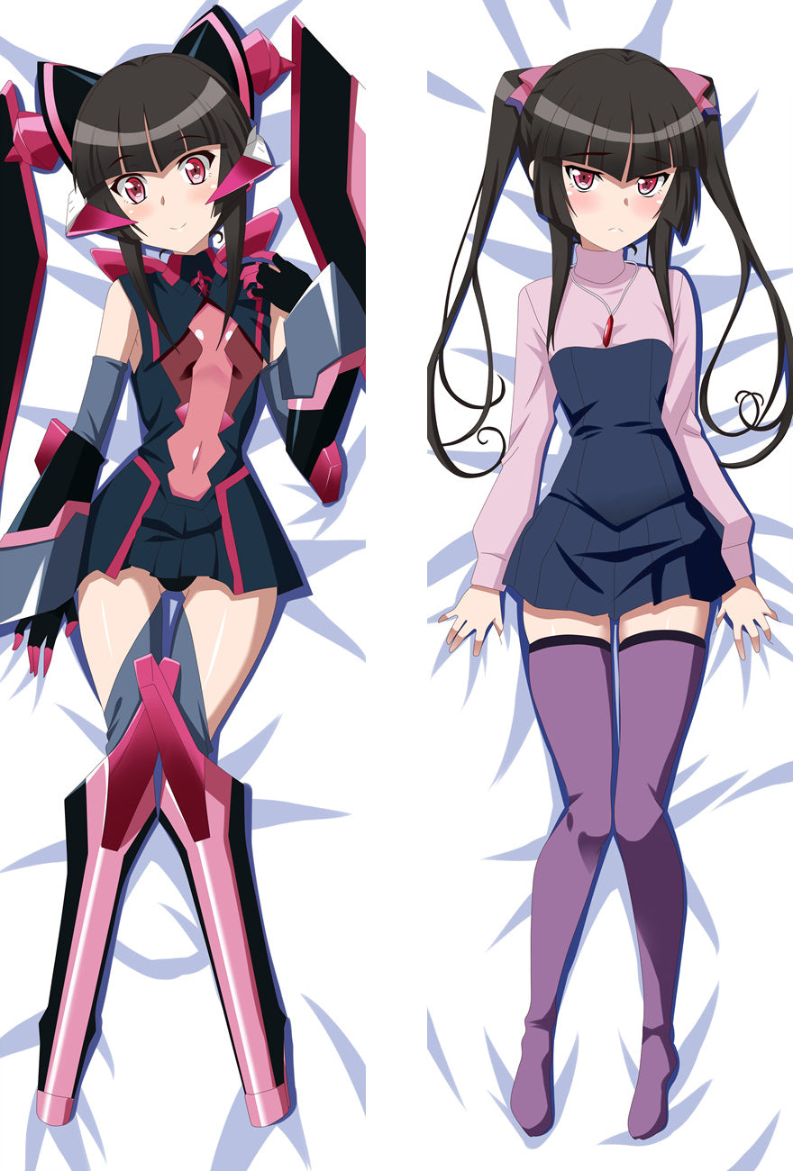 Symphogear Shirabe Tsukuyomi Anime Dakimakura Pillow Case image 0