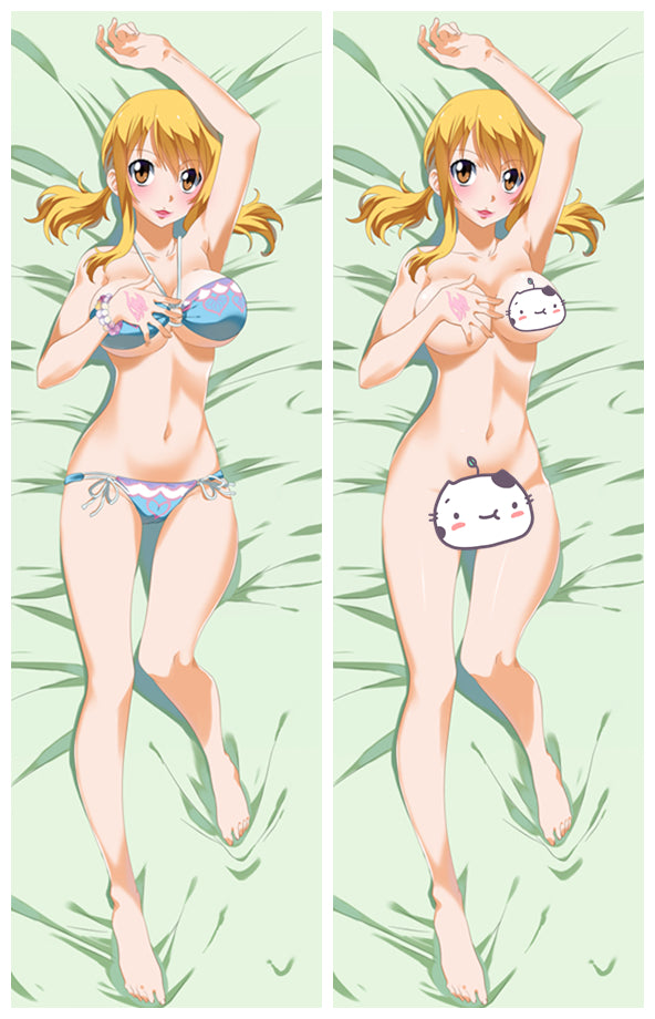 Fairy Tail Lucy Heartfilia Anime Dakimakura Body Pillow Cover image 0