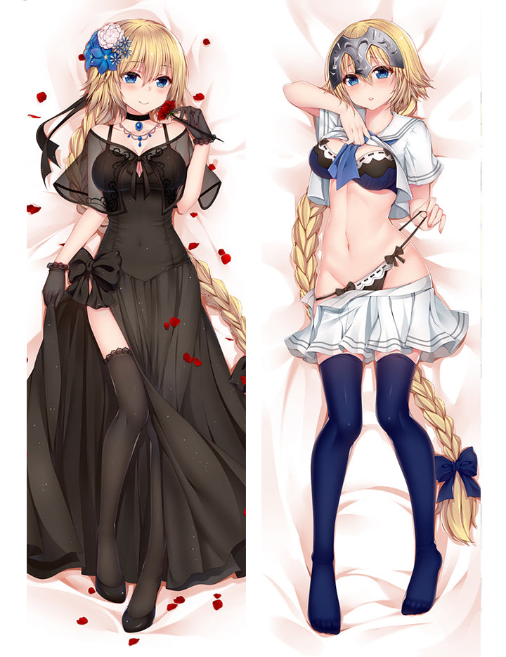 Fate/Grand Order FateGO FGO Jeanne D'Arc Anime Dakimakura Pillow Cover image 0
