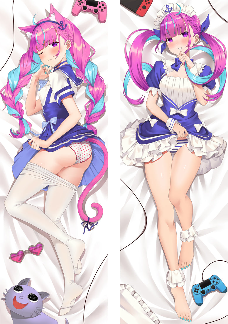Virtual Youtuber Minato Aqua Body Pillow Cover image 0
