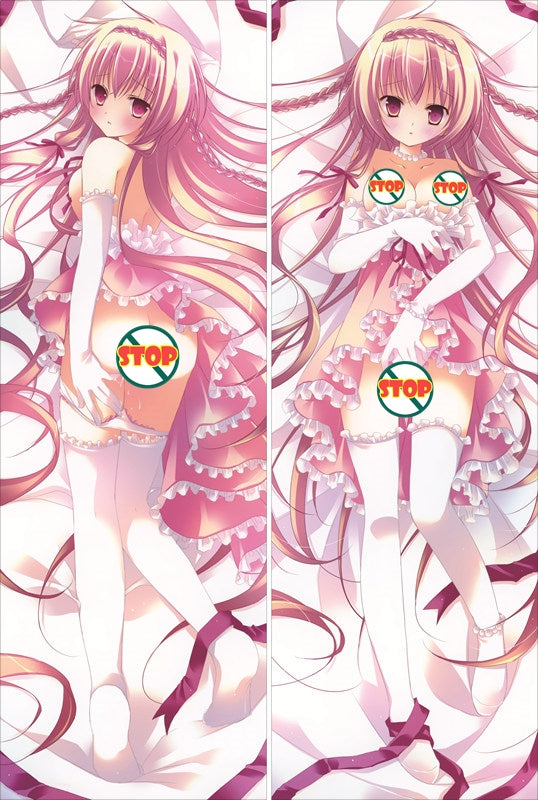 Natsuki Coco with Double Sides Zipper to make love Anime Dakimakura Pillow Case image 0
