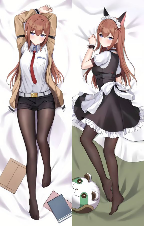 Steins;Gate Kurisu Makise Anime Dakimakura Girl Body Pillow Cover image 0