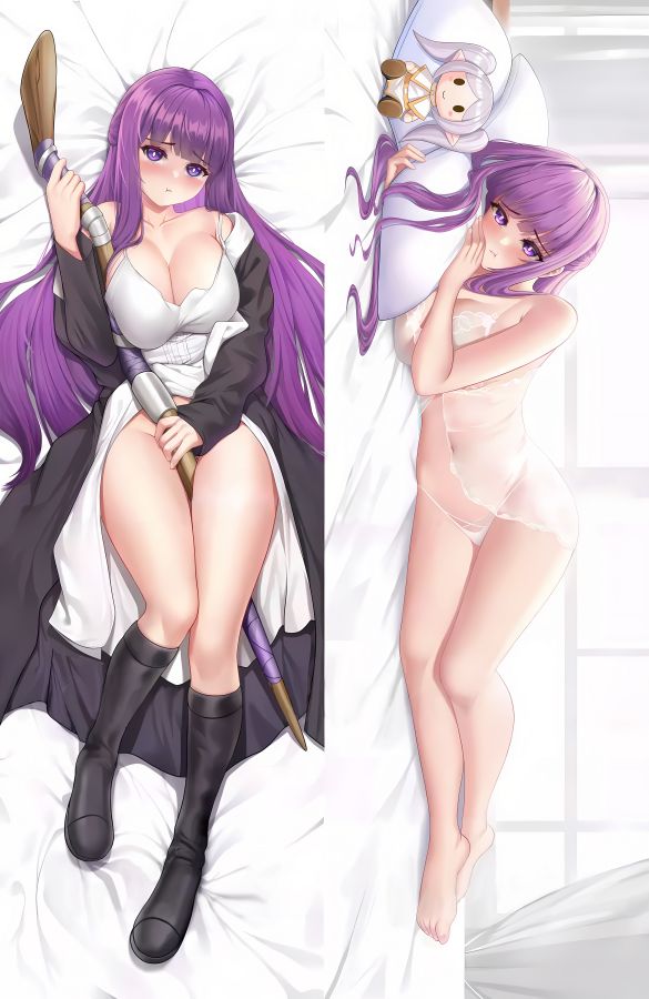 Frieren: Beyond Journey's End Fern Anime Dakimakura Girl Body Pillow Cover image 0