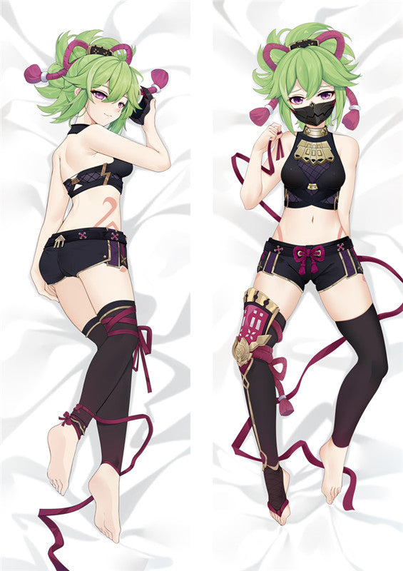 Genshin Impact Kuki Shinobu Body Pillow Cover image 0