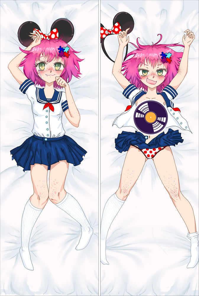 Measles-chan Anime Dakimakura Body Pillow Cover image 0
