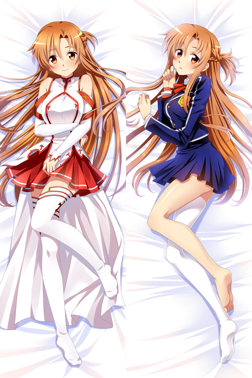 Sword Art Online Asuna Yuuki Anime Dakimakura Pillow Case image 0