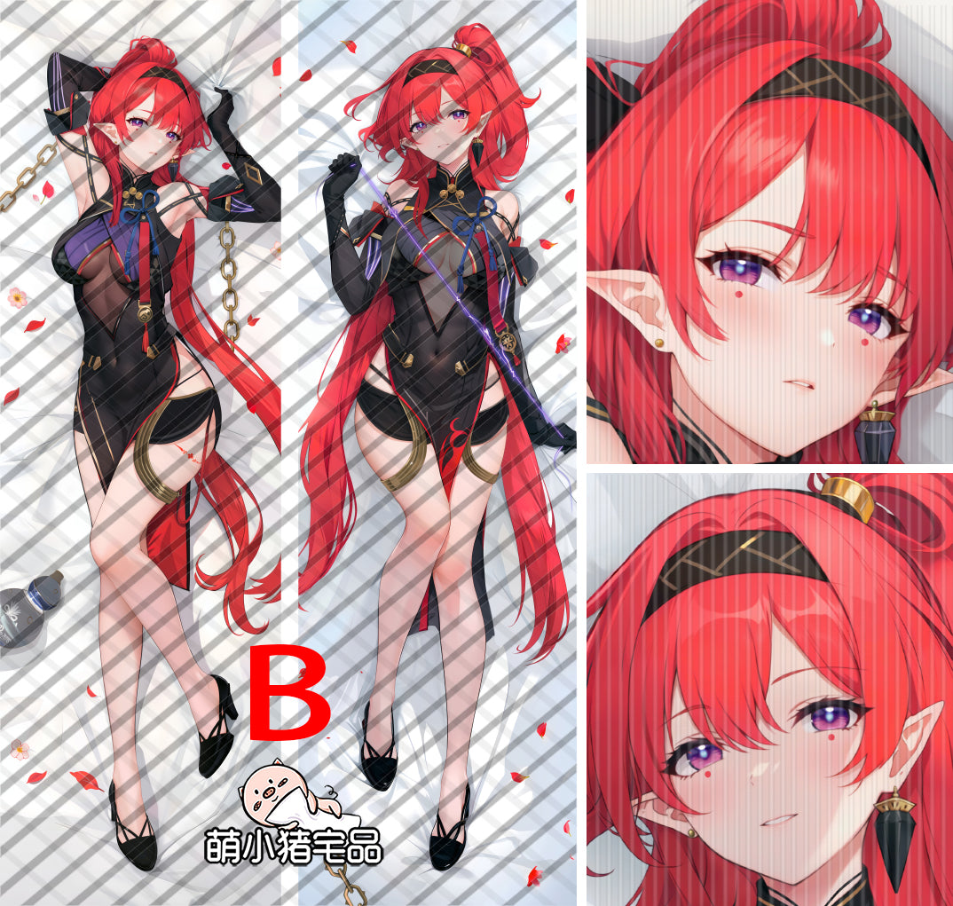 Wuthering Waves Yinlin Anime Dakimakura Girl Pillow Cover image 0