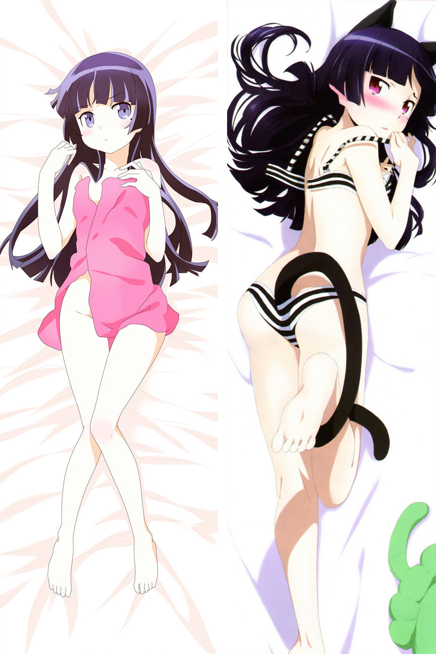 Oreimo Ruri GokÅ Kuroneko Anime Dakimakura Pillow Case image 0