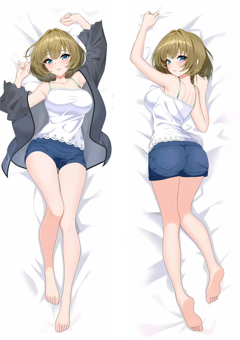 The Idolmaster Cinderella Girls Takagaki Kaede Anime Dakimakura Body Pillow Cover image 0