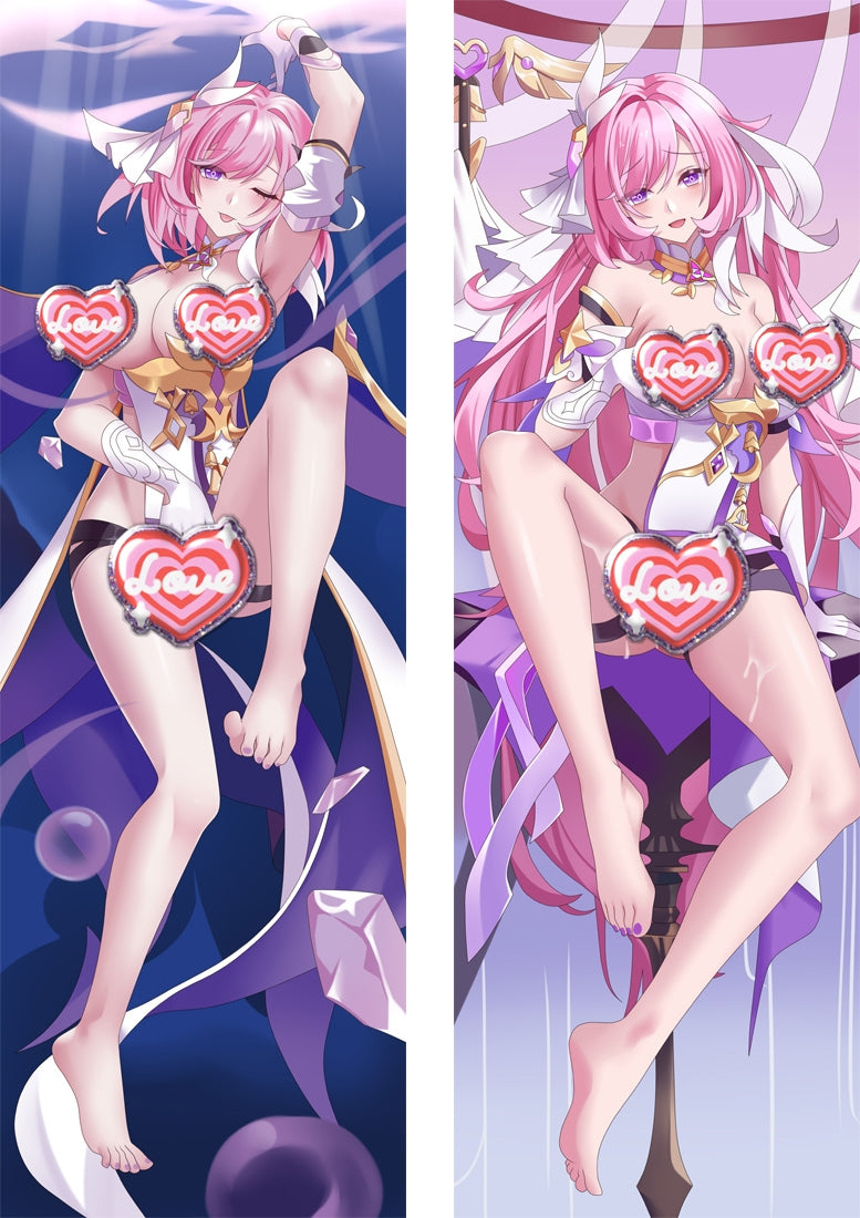 Honkai Impact 3rd Elysia with Double Sides Zipper to make love Anime Dakimakura Pillow Case image 0