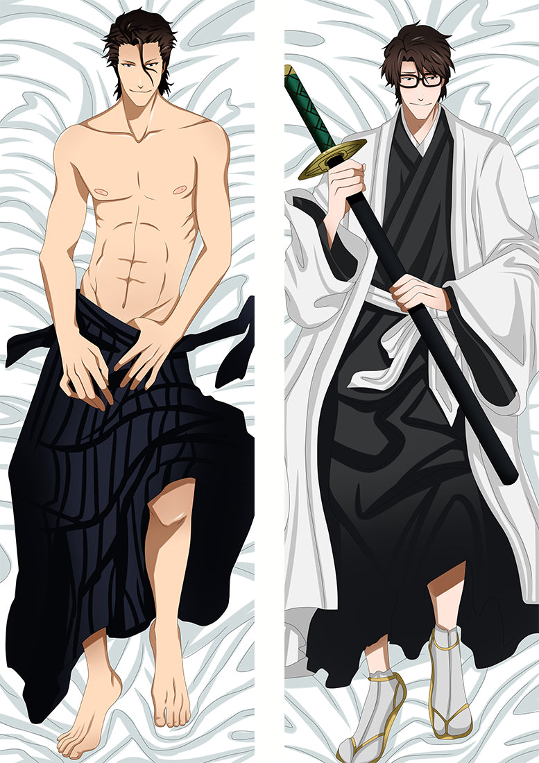 Bleach Aizen Sousuke Anime Dakimakura Pillow Cover image 0