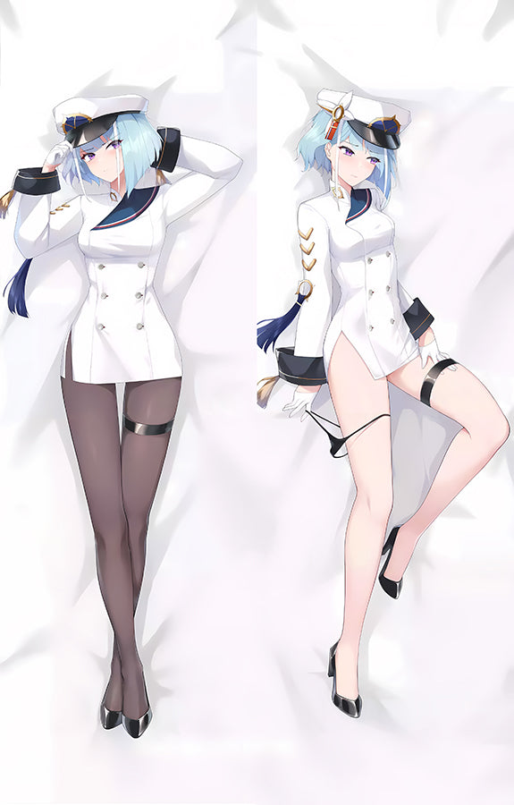 Epic Seven Navy Captain Landy Anime Dakimakura Body Pillow Cover image 0