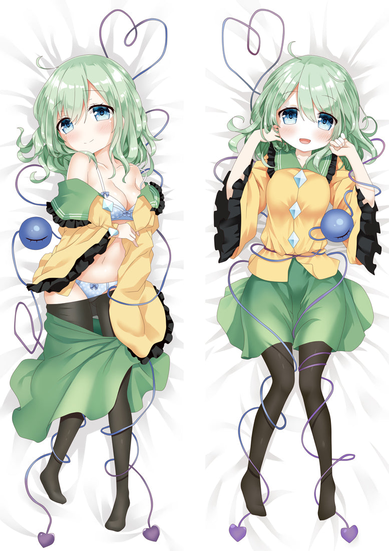 Touhou Project Komeiji Koishi Anime Dakimakura Pillow Cover image 0