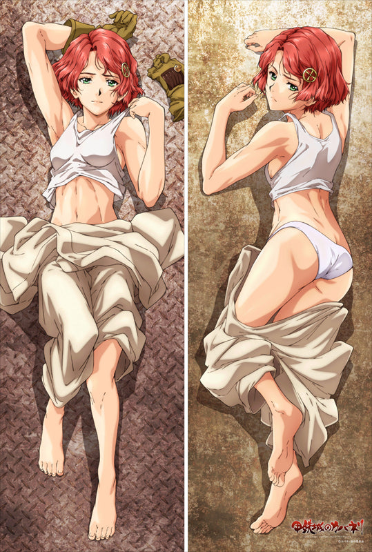 Kabaneri of the Iron Fortress Castle Yuna Anime Dakimakura Pillow Case image 0