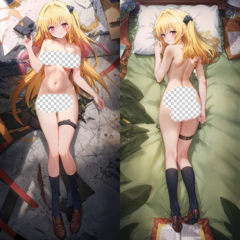 To Love-Ru Konjikinoyami Golden Darkness Anime Dakimakura Body Pillow Cover image 0