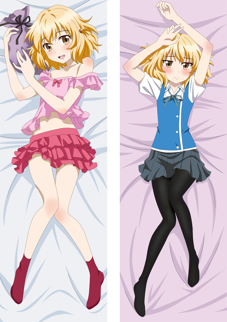 D-Frag! Roka Shibasaki Anime Dakimakura Body Pillow Cover image 0