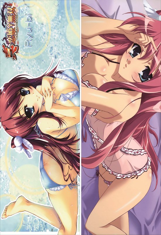 Koihime Musou Anime Dakimakura Waifu Pillow Case image 0